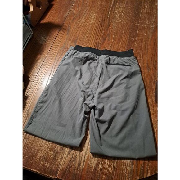 Spalding Boys Gray Black Elastic Waist Jogger Pants Size 14/16 Zipper Pockets - Picture 4 of 4